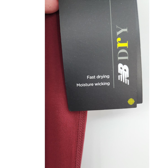 NEW NWT New Balance Dry Red Full Length Base Tights Size Small Training Gym - Picture 6 of 8
